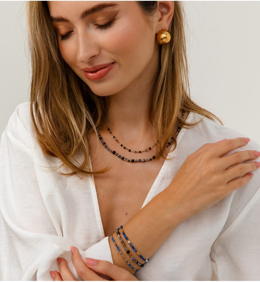 Bransoletka z lapisami Serenity BPA0493