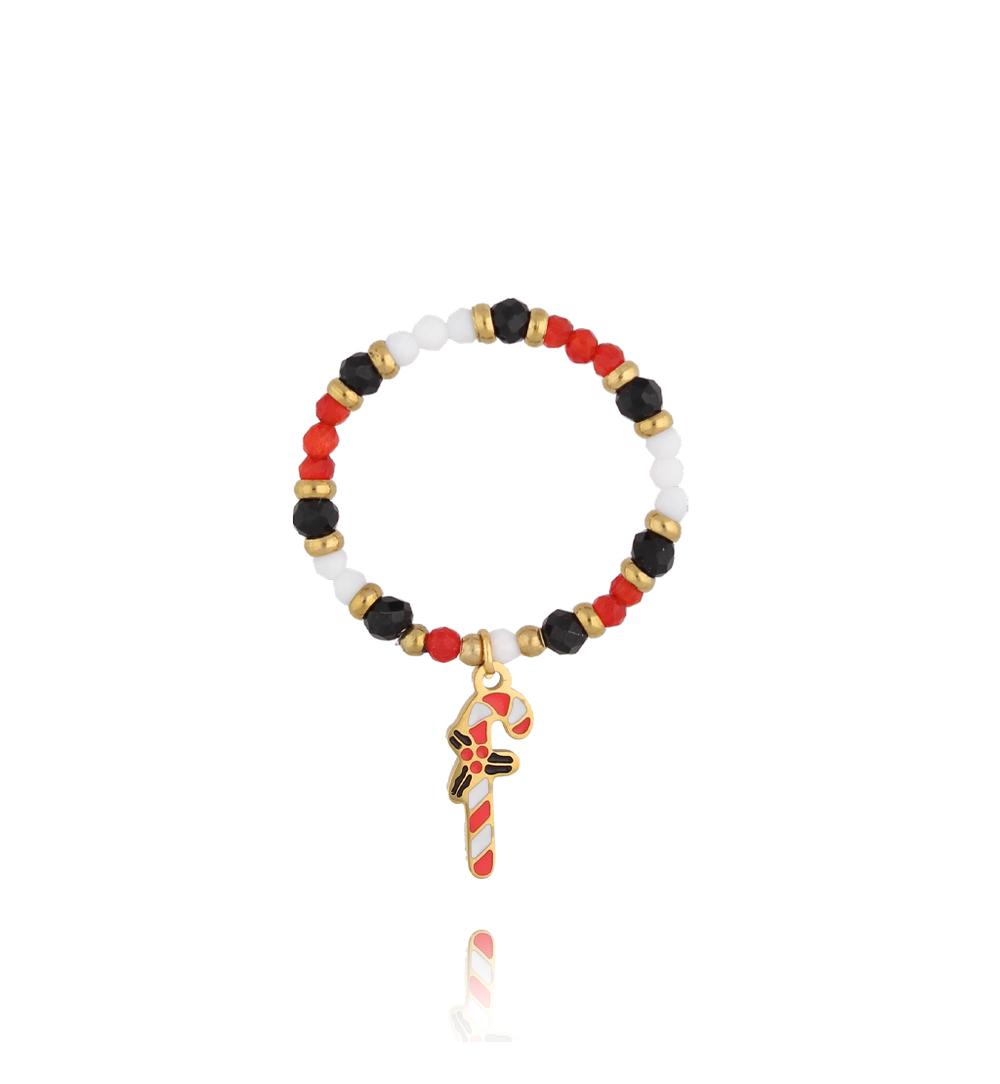 Pierścionek elastyczny świąteczny PTW0526