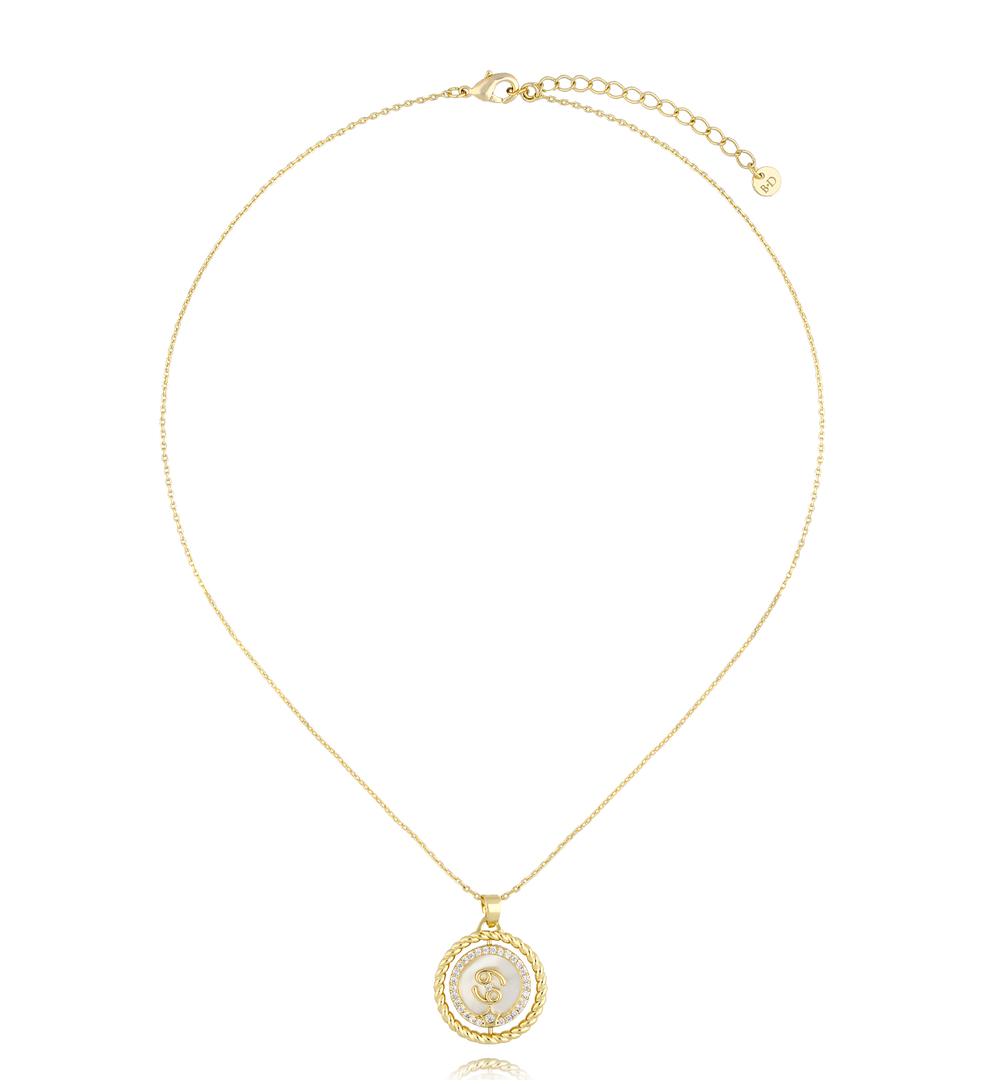 Naszyjnik znak zodiaku Rak NLU0035