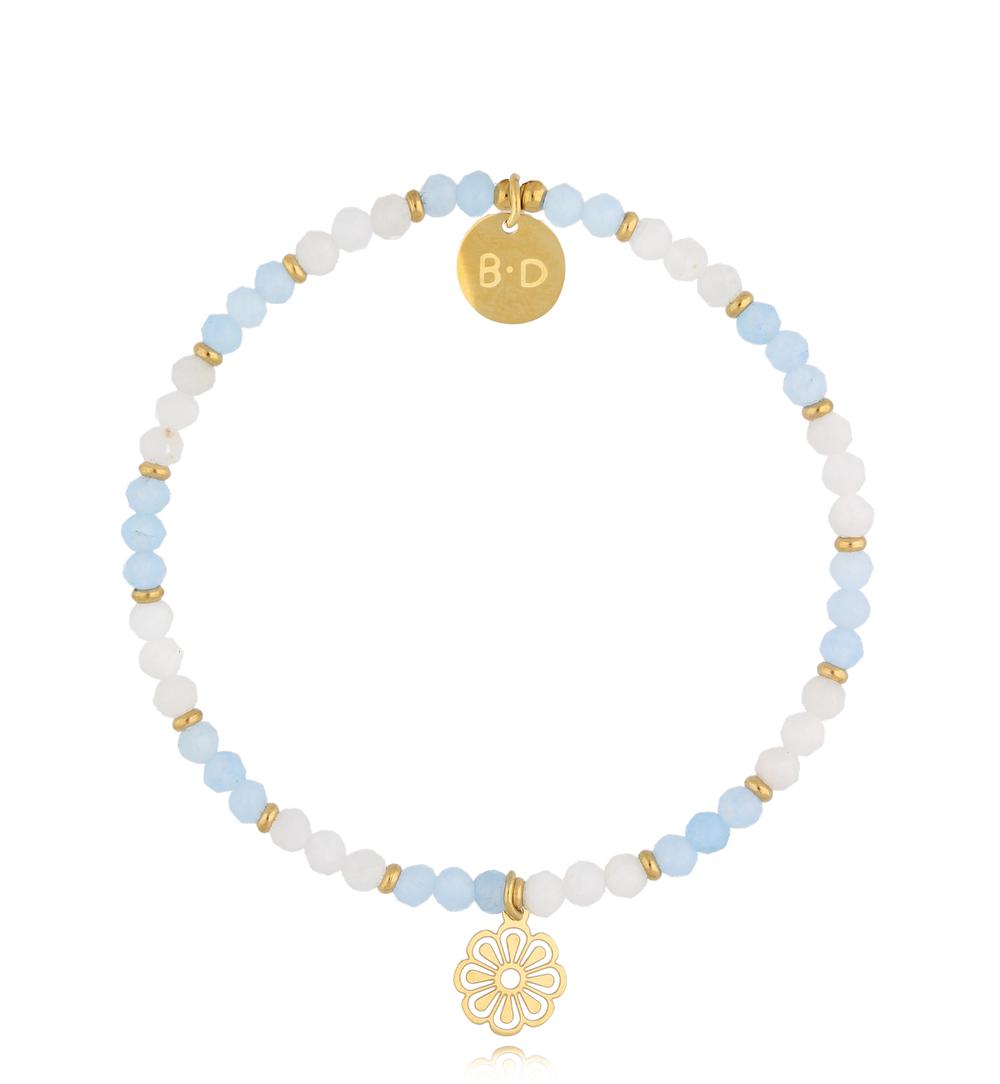 Bransoletka z akwamarynami Blue Sky BTW1930