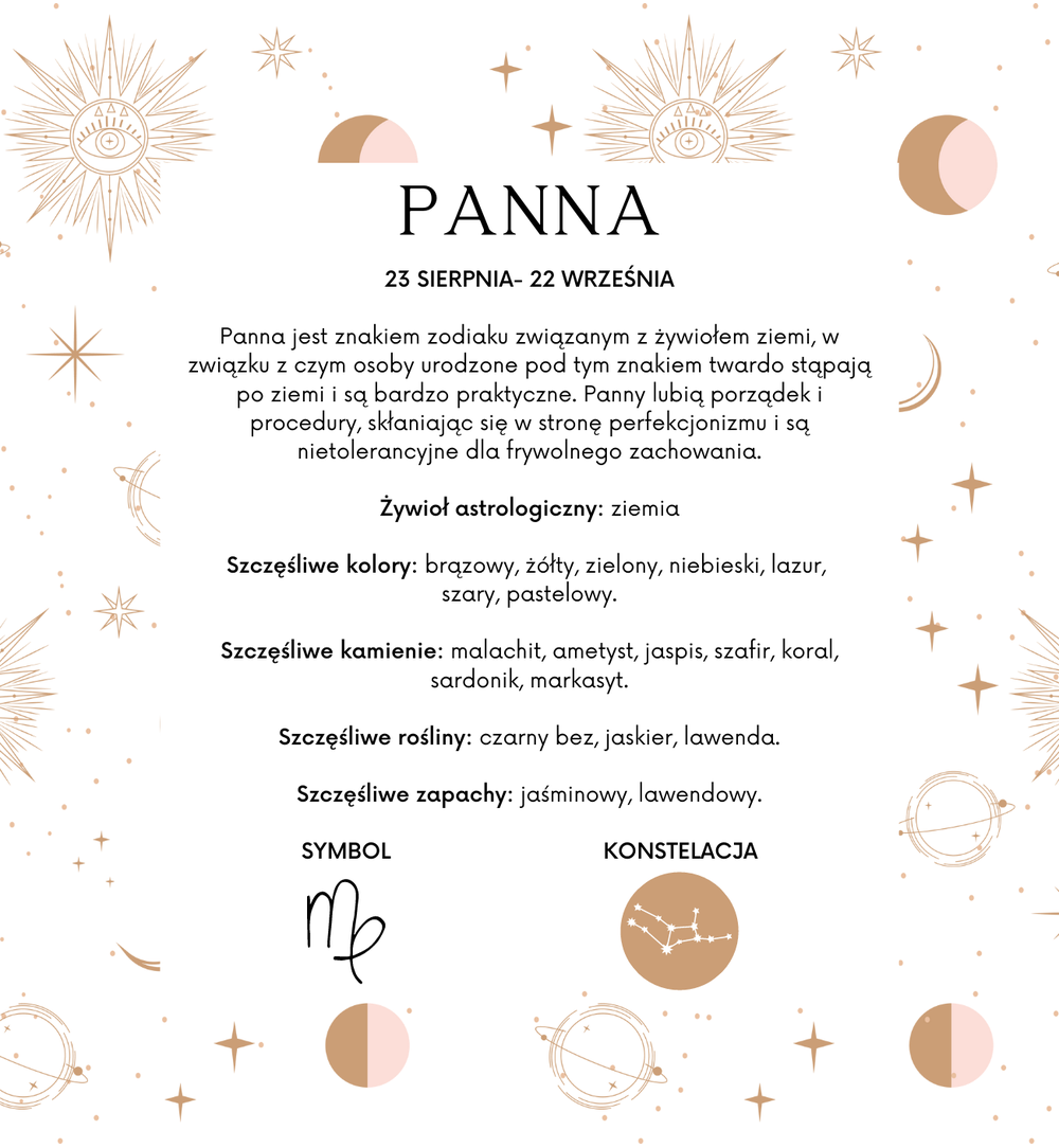 Bransoletka srebrna pozłacana znak zodiaku PANNA BSE0102