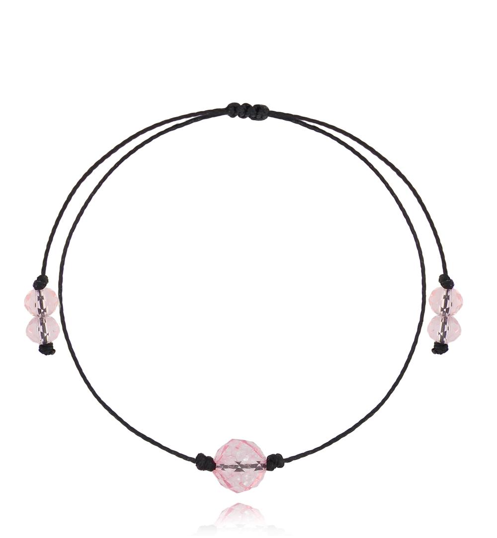 Bransoletka z różowym topazem Birthstones BGL0723