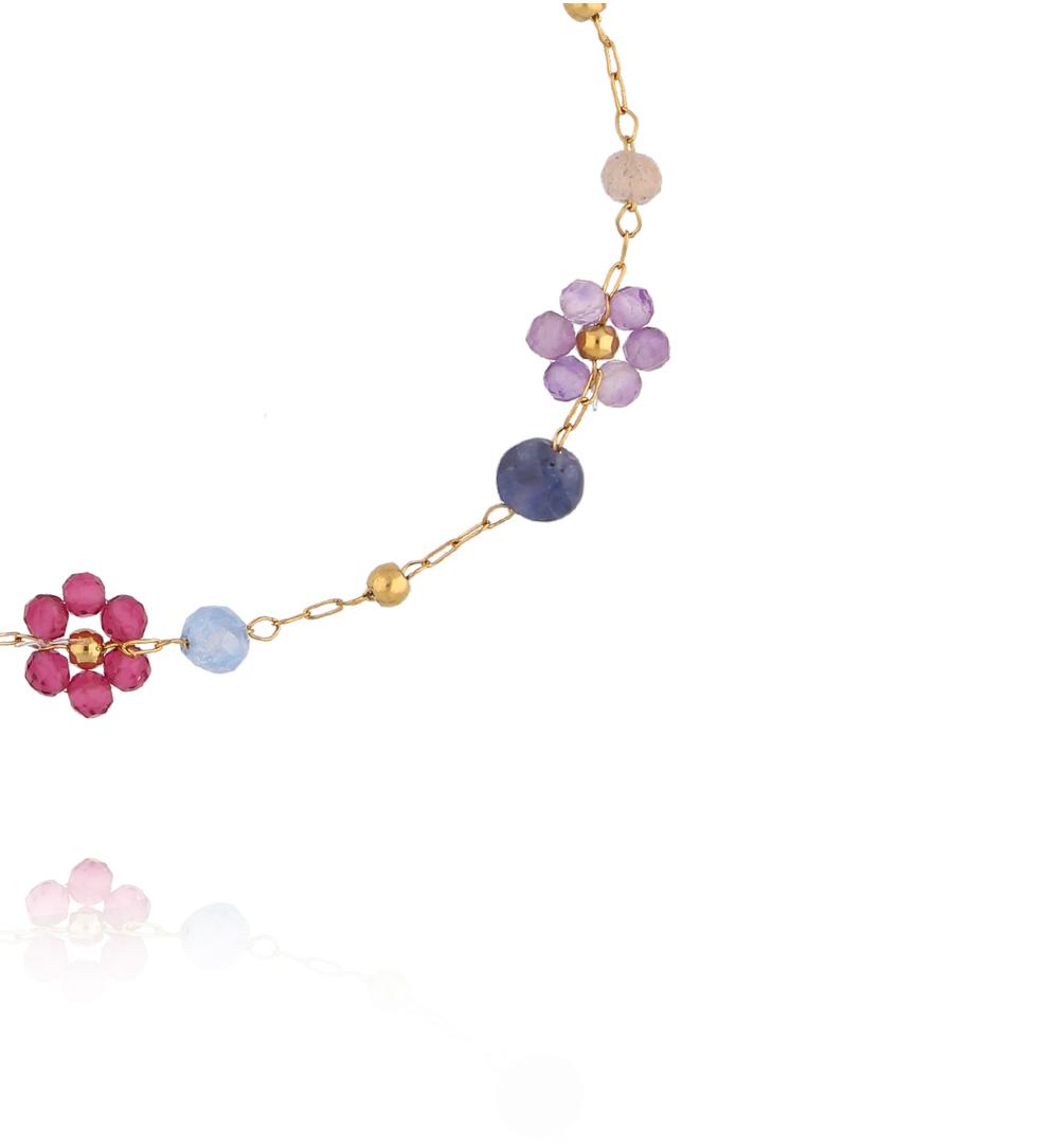 Bransoletka kolorowa z kamieniami naturalnymi BSC2388