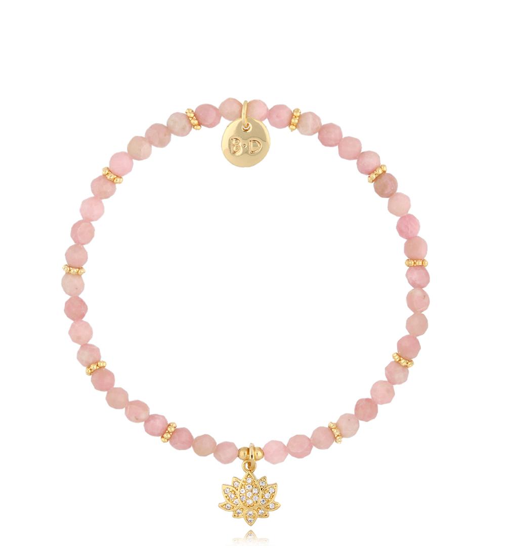 Bransoletka z różowymi opalami i zawieszką Richmond BTW1901