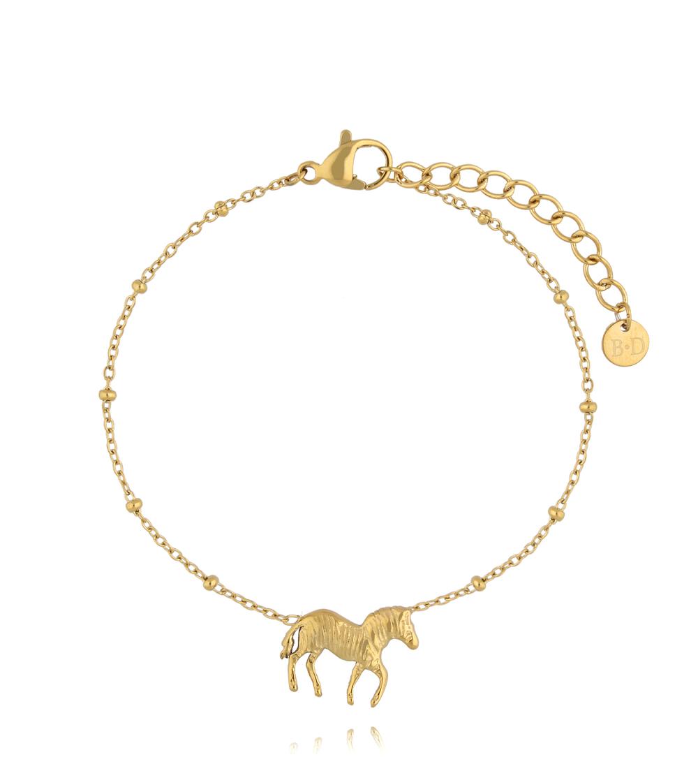Bransoletka z koniem złota BEA0036