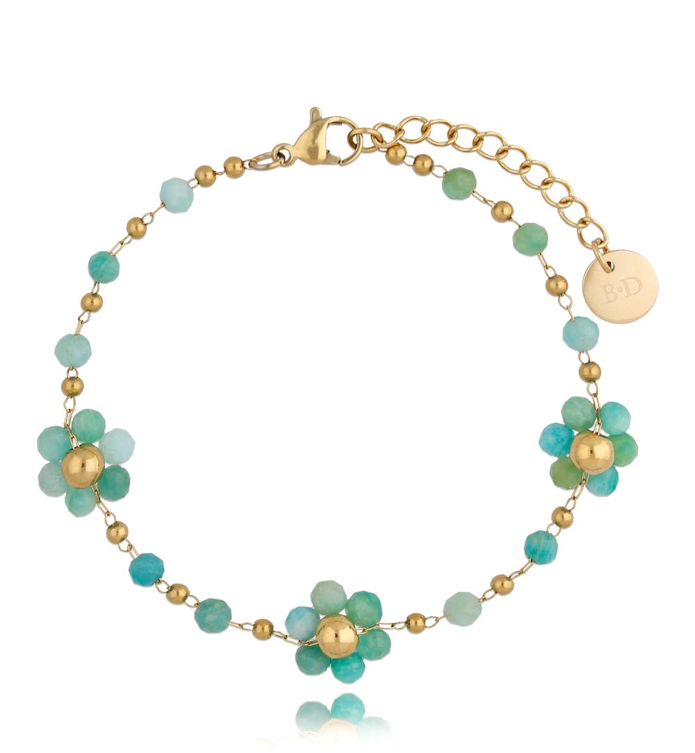 Bransoletka z amazonitami Bouquet BSC1156