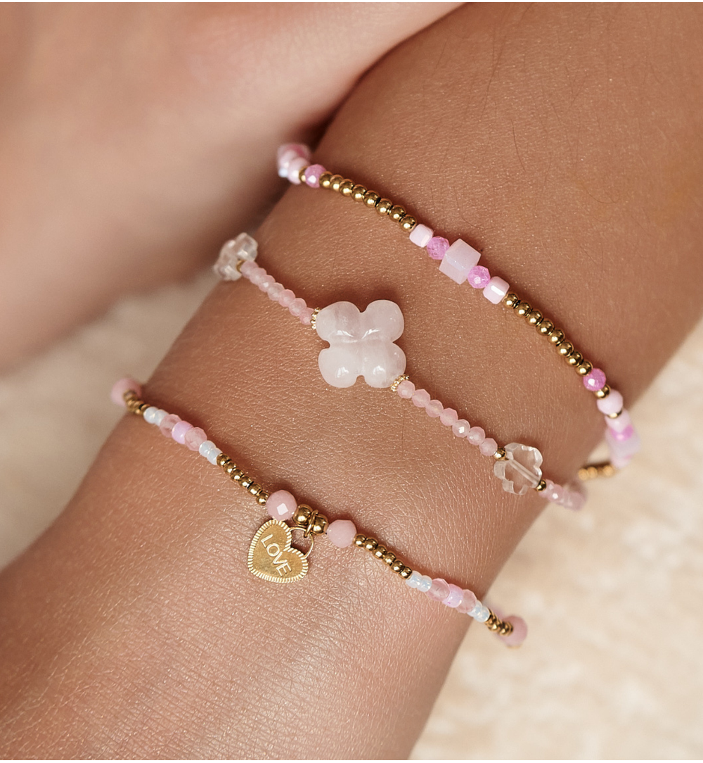 Zestaw delikatnych bransoletek z kamieni naturalnych ZN0128