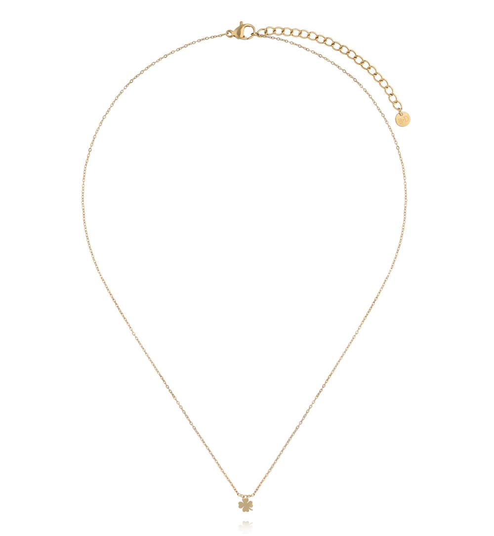 Naszyjnik z koniczynką złoty NSY0776