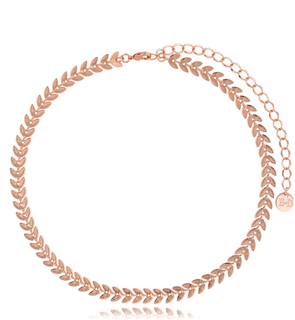 Naszyjnik złoty z kryształkami Maroccan Princes NS0071