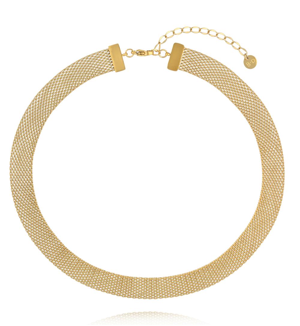 Naszyjnik złoty typu mesh NSY0621