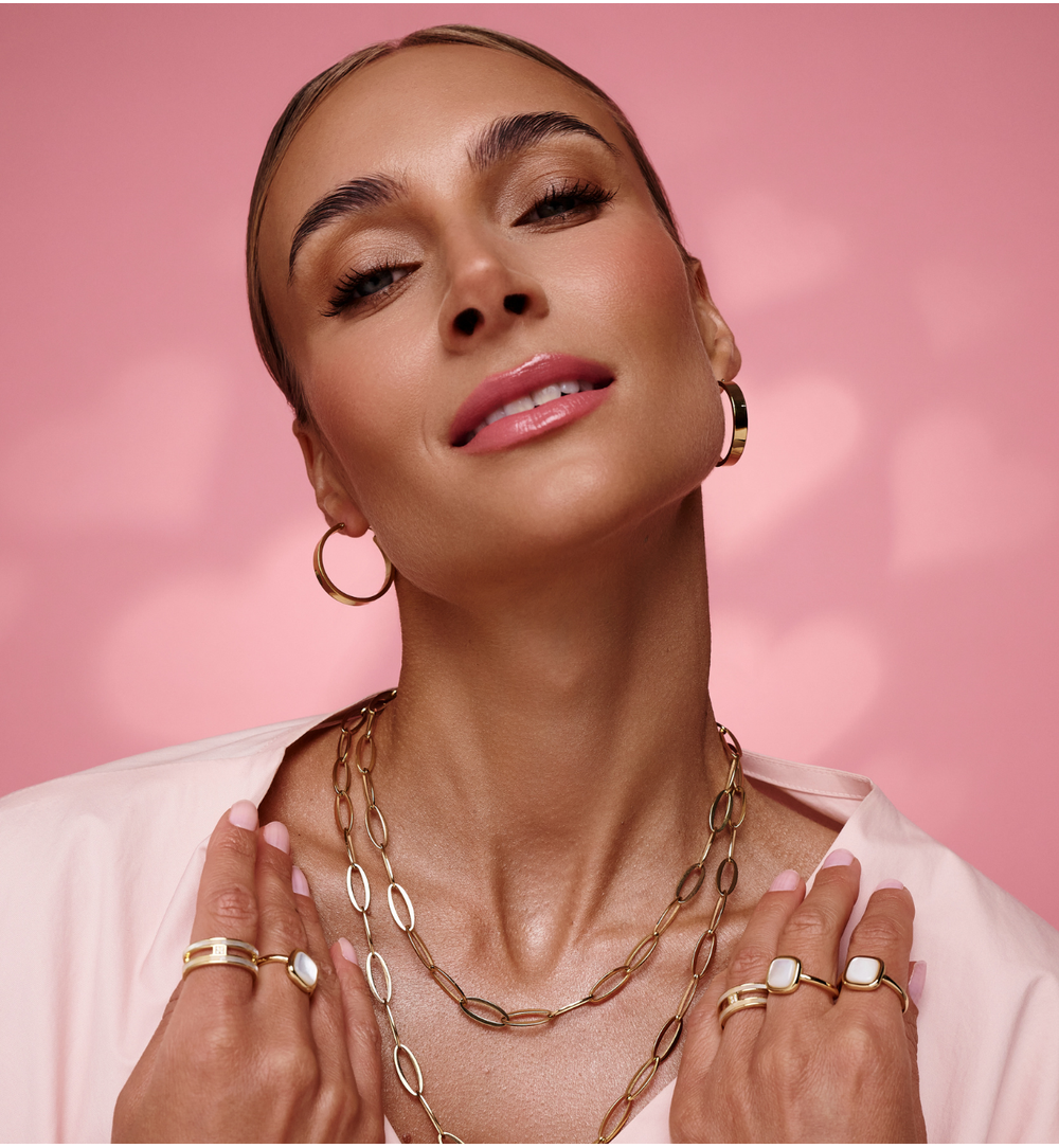 Kolczyki złote bardzo duże koła KSY0446