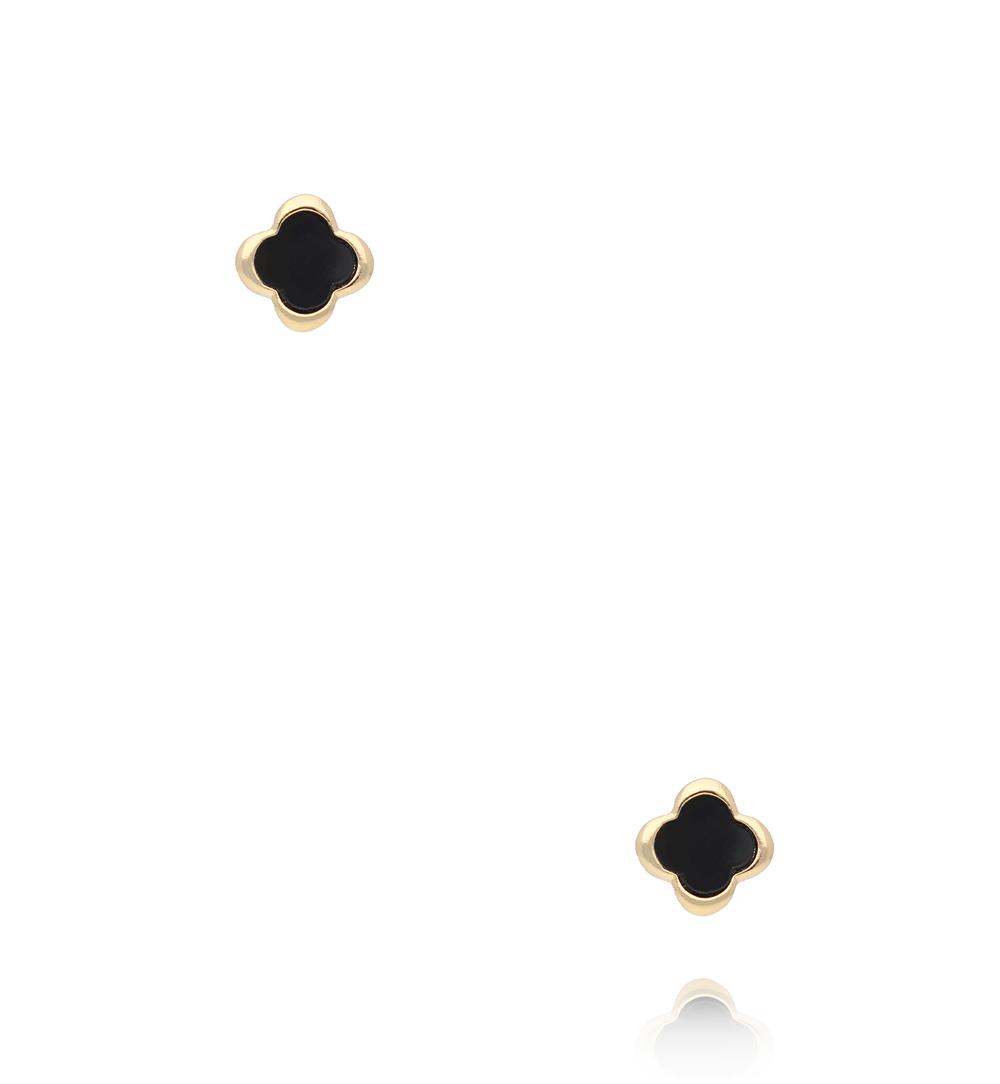 Zestaw kolczyków w kształcie koniczyny KMB0054