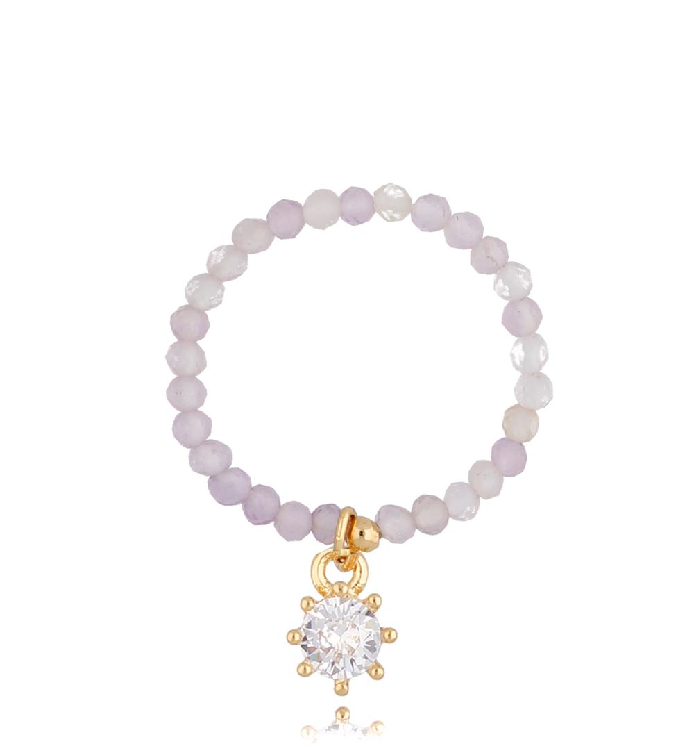 Pierścionek z ametrynami Margaret PTW0303