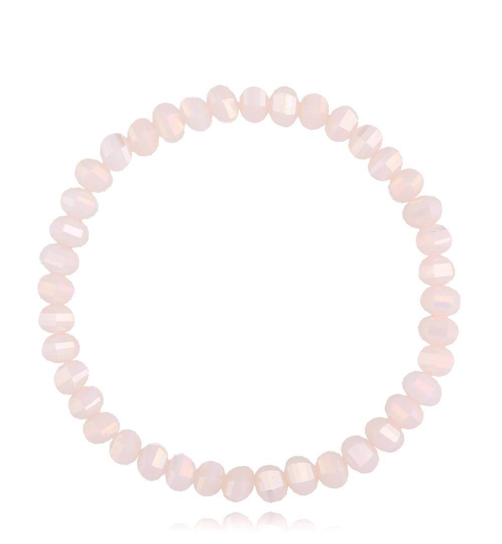 Bransoletka z różowymi kryształkami  BTW1789