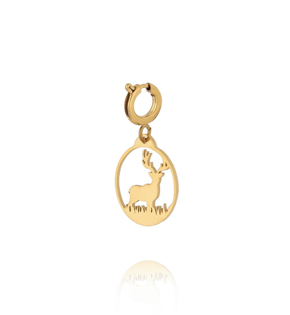 Charms z motywem jelenia CHA0096