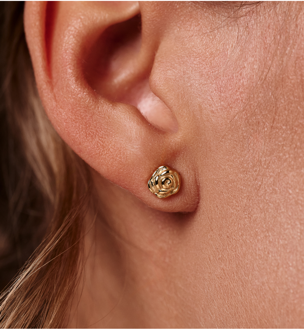 Kolczyki w kształcie róży KSY0552