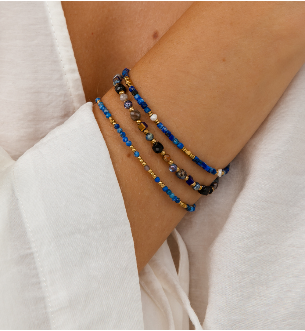 Bransoletka z lapisami Serenity BPA0466