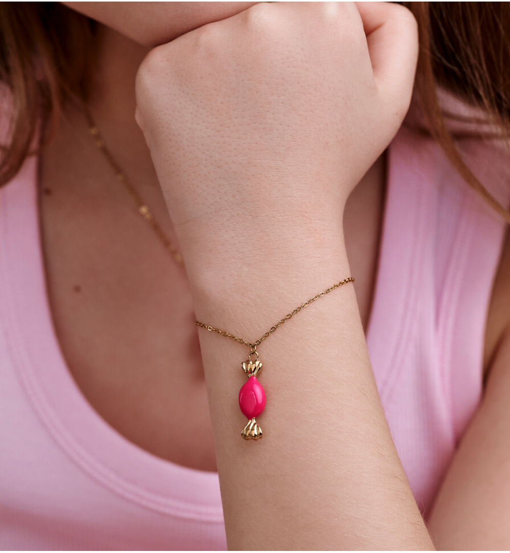 Zestaw biżuterii dla dziewczynki z cukierkami ZN0225