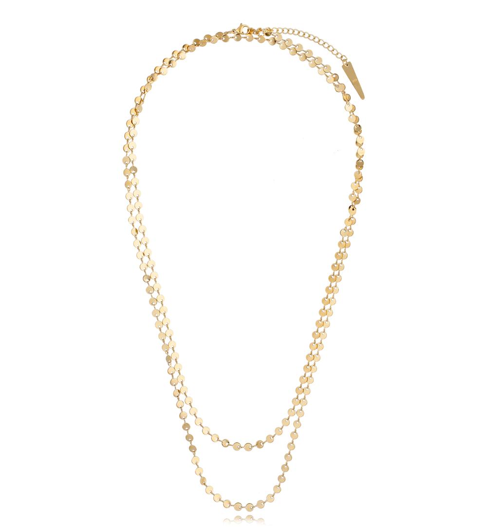 Naszyjnik złoty łańcuch body chain Secret of Joy NSA0673