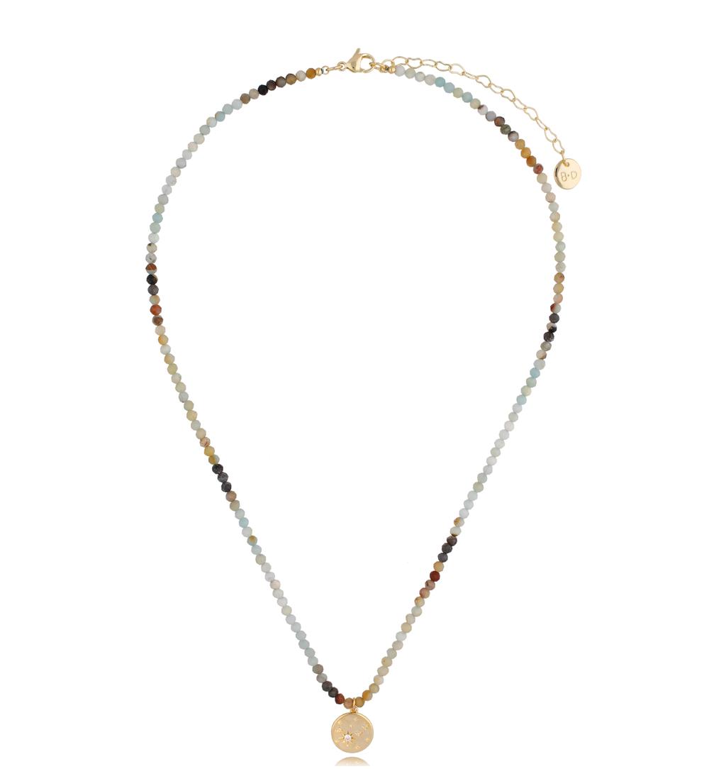 Naszyjnik z amazonitami Phoebe NTW0501