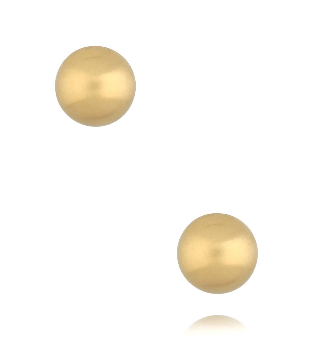 Kolczyki półkola złote KSY0639