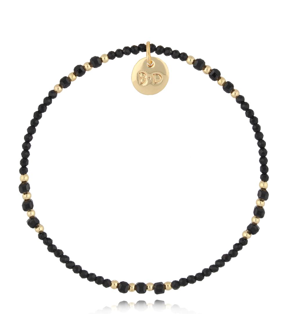 Bransoletka czarna z turmalinami Black Stone BTW2312
