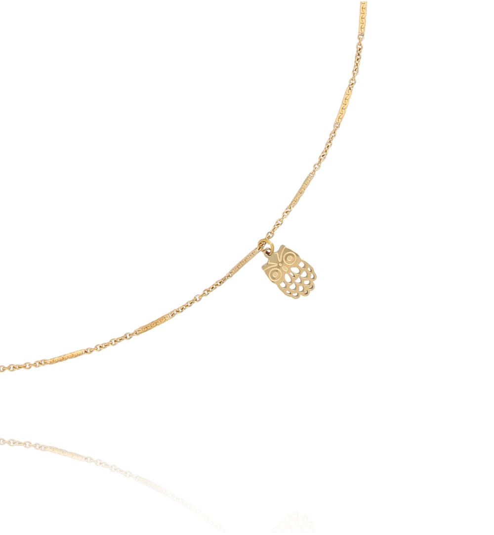 Naszyjnik złoty z sową NSY0769