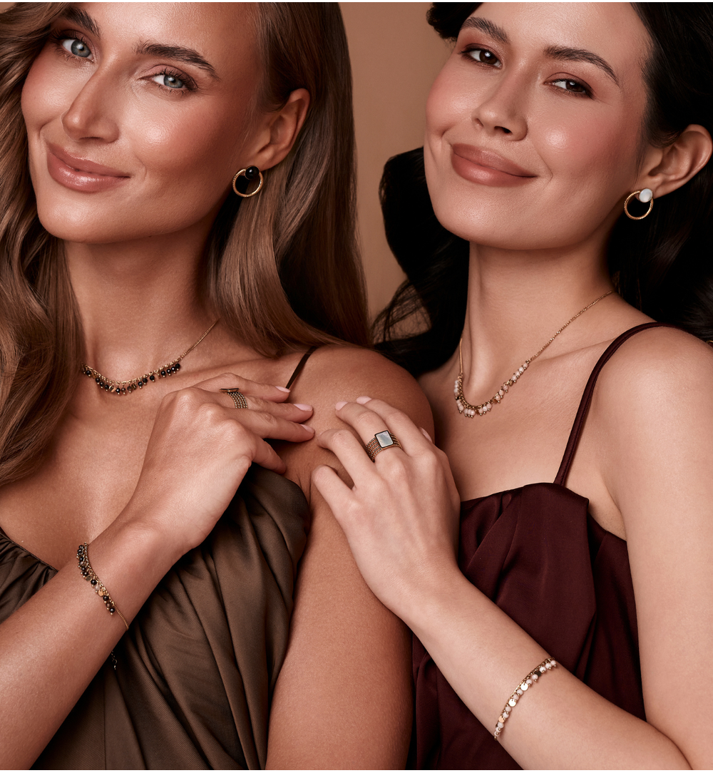 Naszyjnik z opalami różowymi Paradise Jewels NPA1248