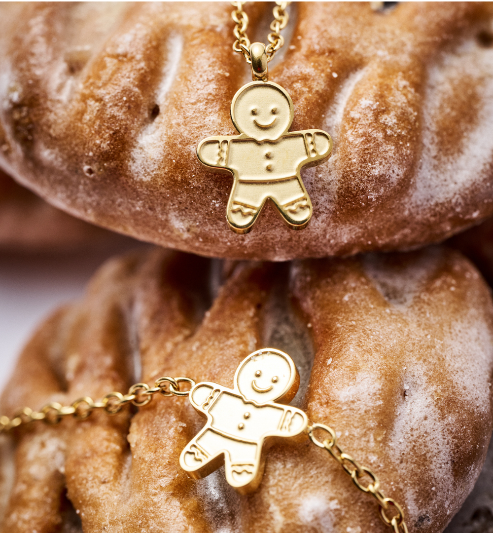 Bransoletka ze ciastkiem złota BSA0839