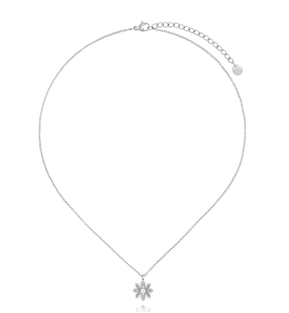 Zimowy zestaw biżuterii „Śnieżynki” – subtelna magia zimy zamknięta w biżuterii ZN0026