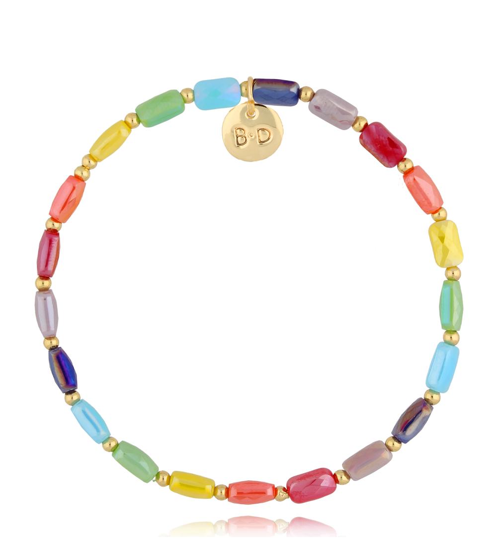 Bransoletka kolorowa z kryształkami Arco BTW1619