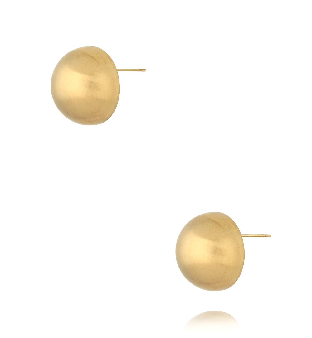 Kolczyki półkola złote KSY0639