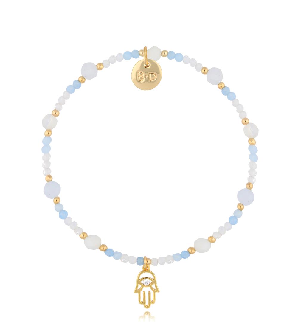 Bransoletka opalizująca z ręką Fatimy BTW2188