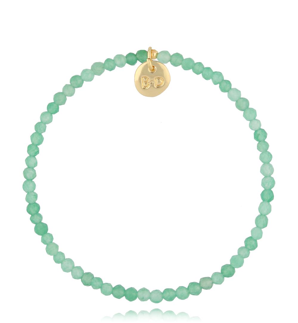 Bransoletka z zielonymi jadeitami Embla BTW1698