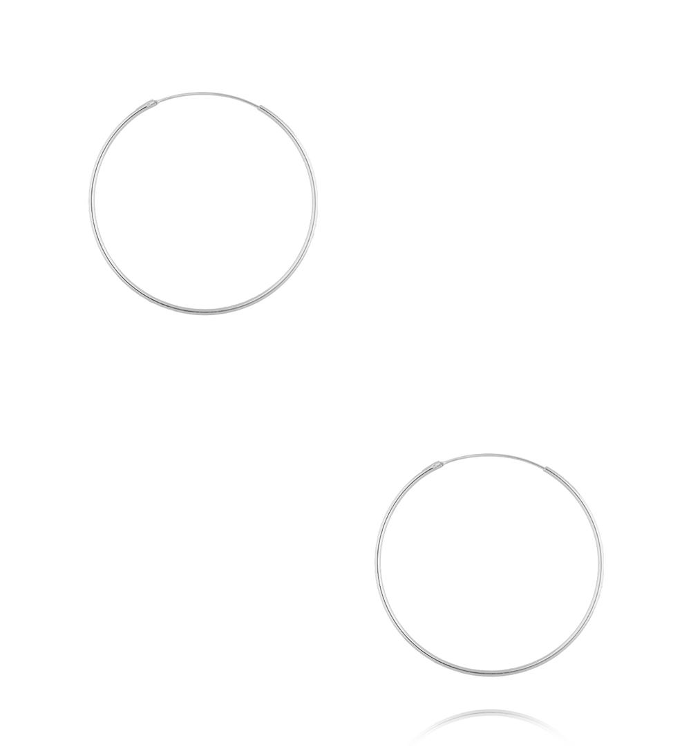 Kolczyki koła srebrne KCA0183