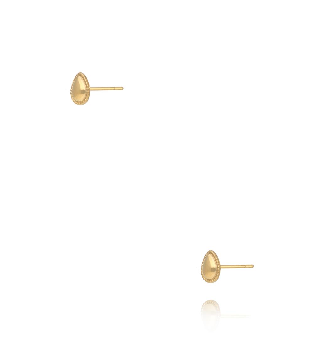 Kolczyki – złocone łezki KSY0570