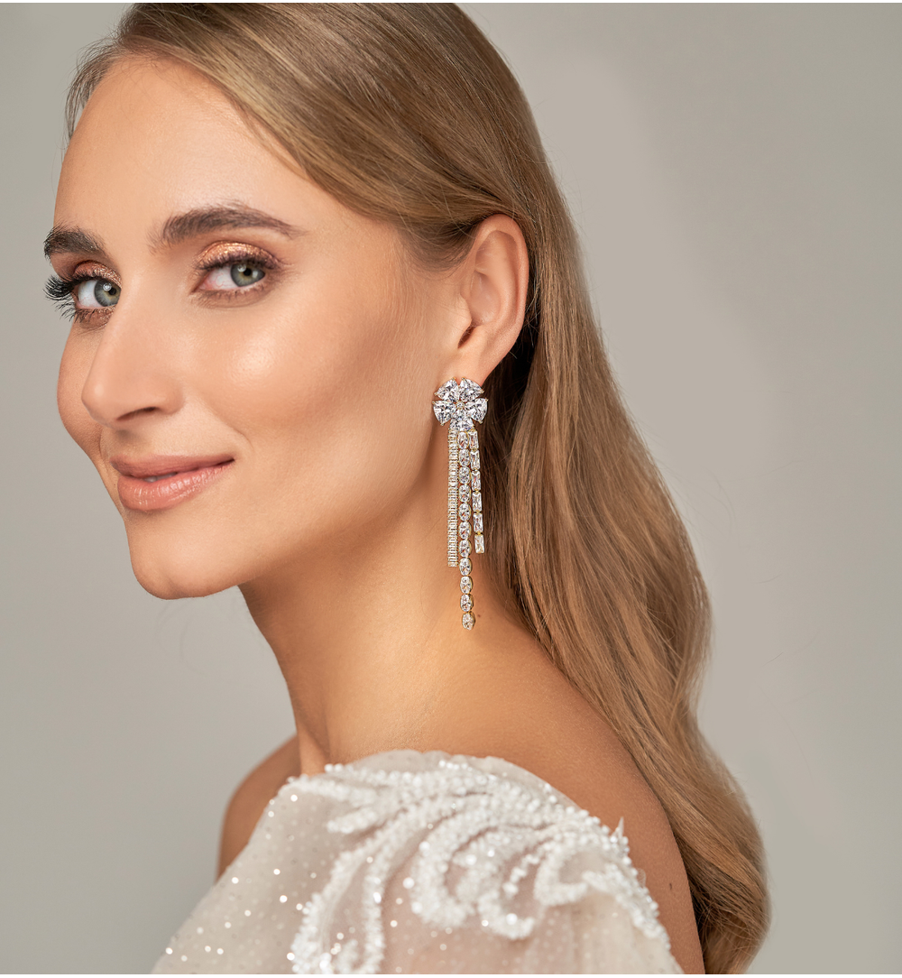 Kolczyki z kryształkami Like a diamond KSS0986