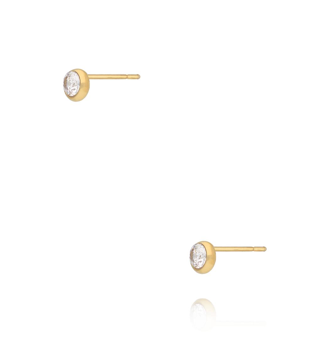 Zestaw biżuterii złota żmijka z cyrkoniami ZN0233