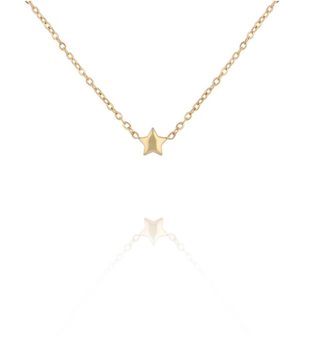 Naszyjnik z gwiazdką złoty NSY0765