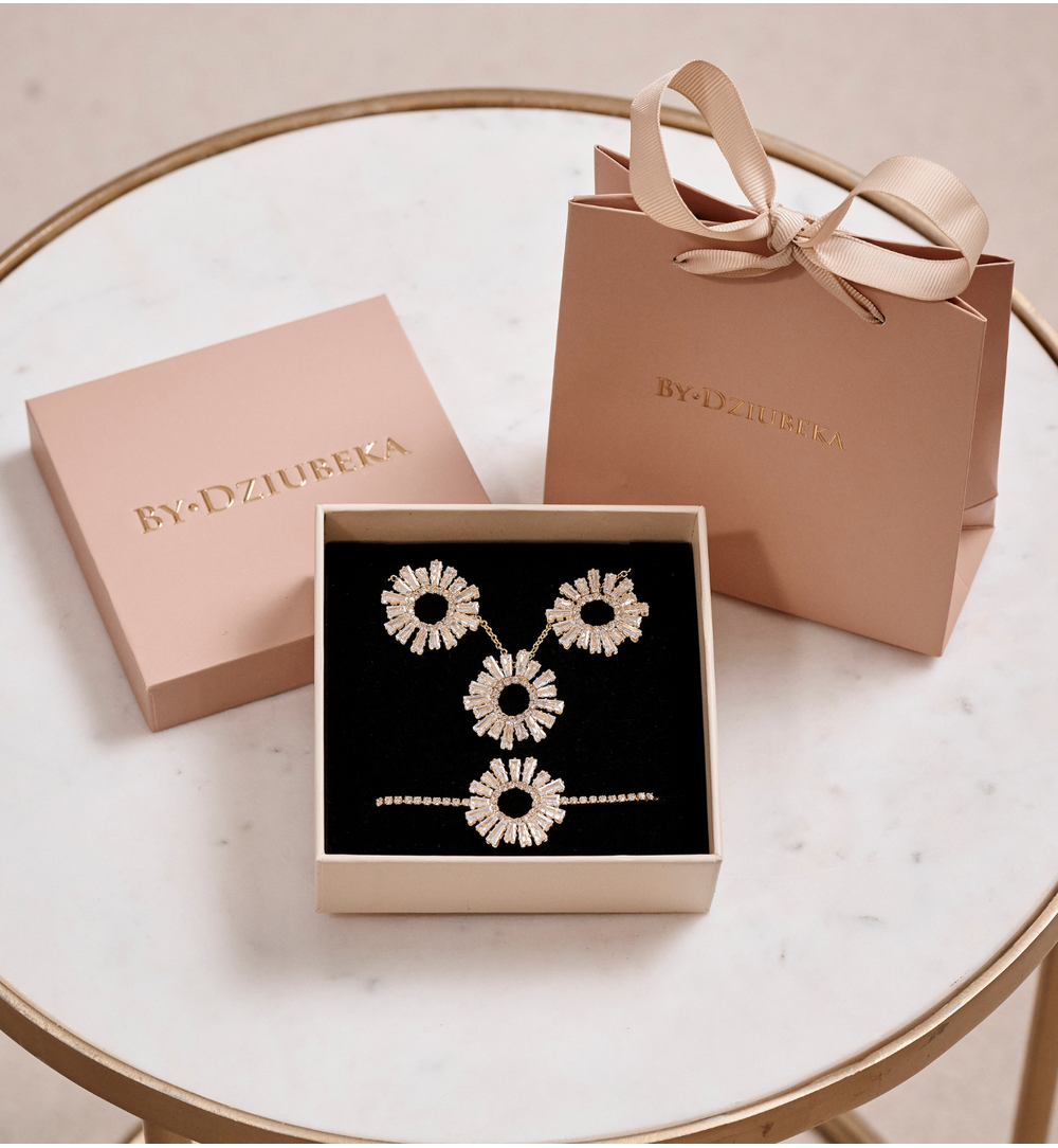 Zestaw biżuterii z cyrkoniami ZN0081