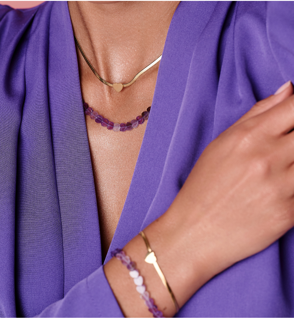 Naszyjnik złota żmijka z koniczynką NEA0049