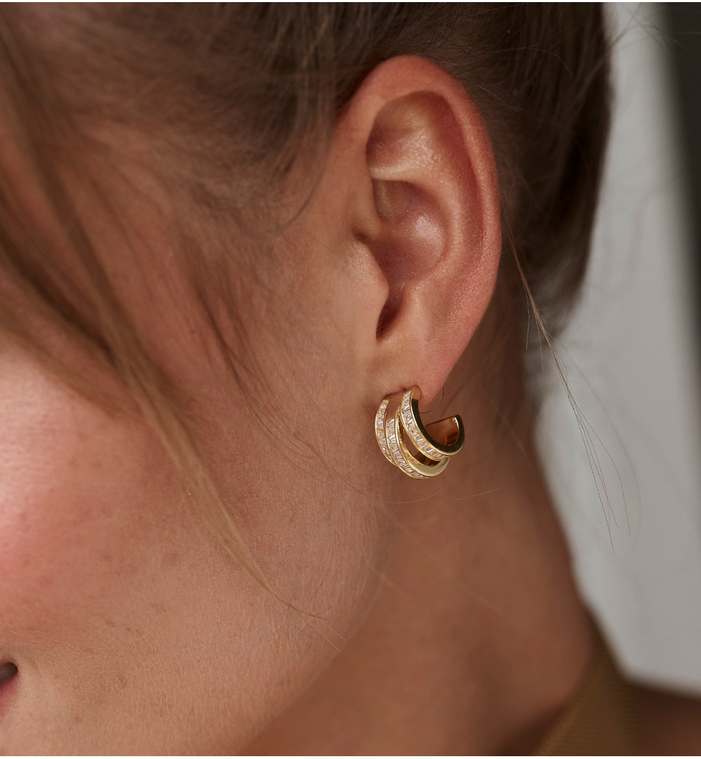 Kolczyki z cyrkoniami złote KSS1912