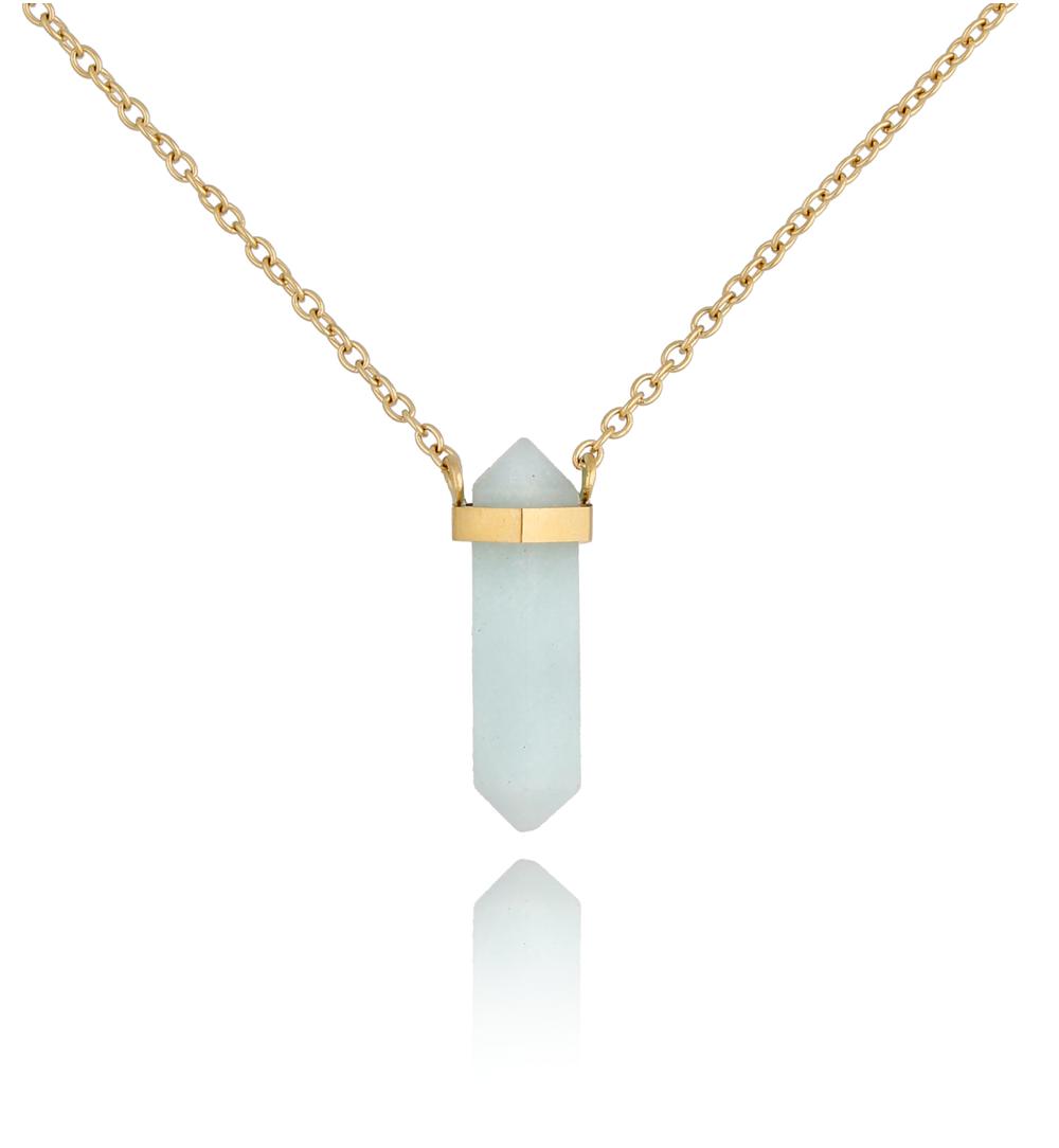 Naszyjnik z amazonitem Shelly 36 cm NLB0246