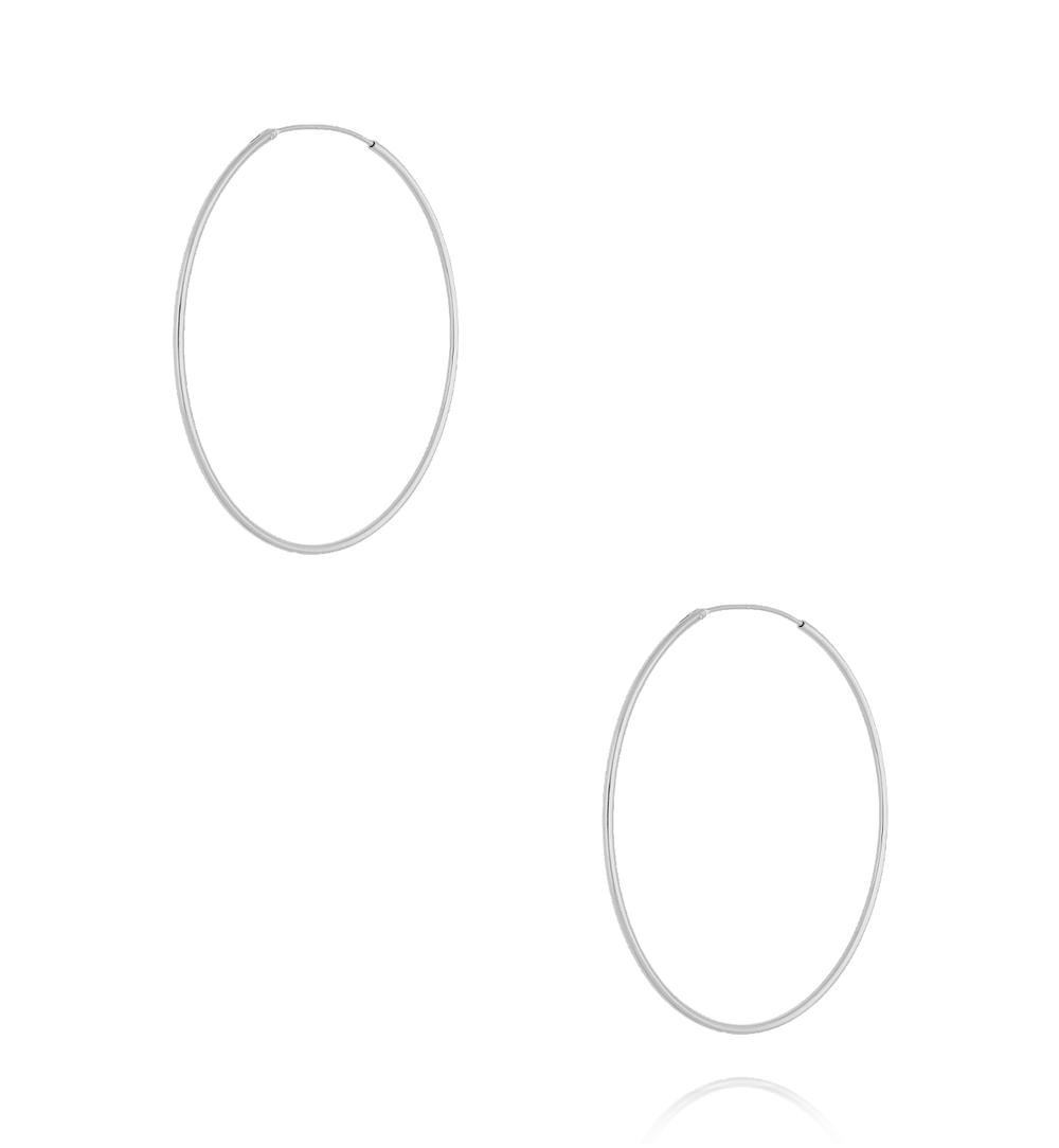 Kolczyki koła srebrne KCA0185