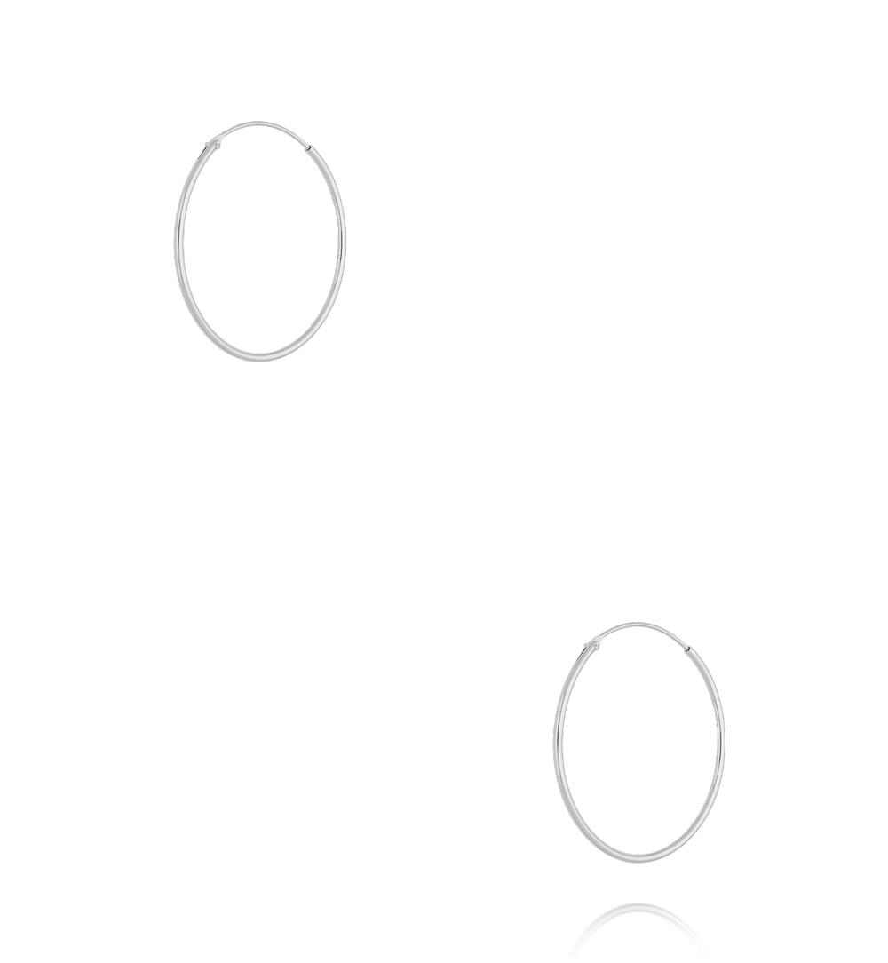 Kolczyki koła srebrne KCA0179