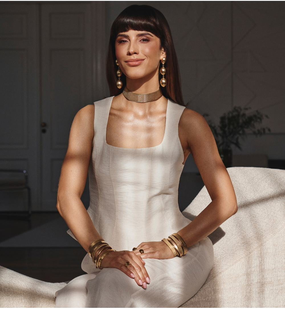 Naszyjnik choker złoty mesh NSY0601