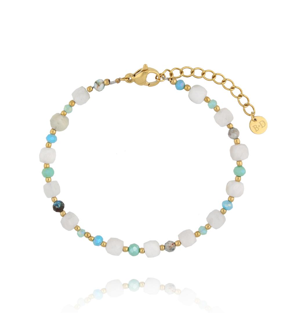 Bransoletka z kamieniem księżycowym BPA0579