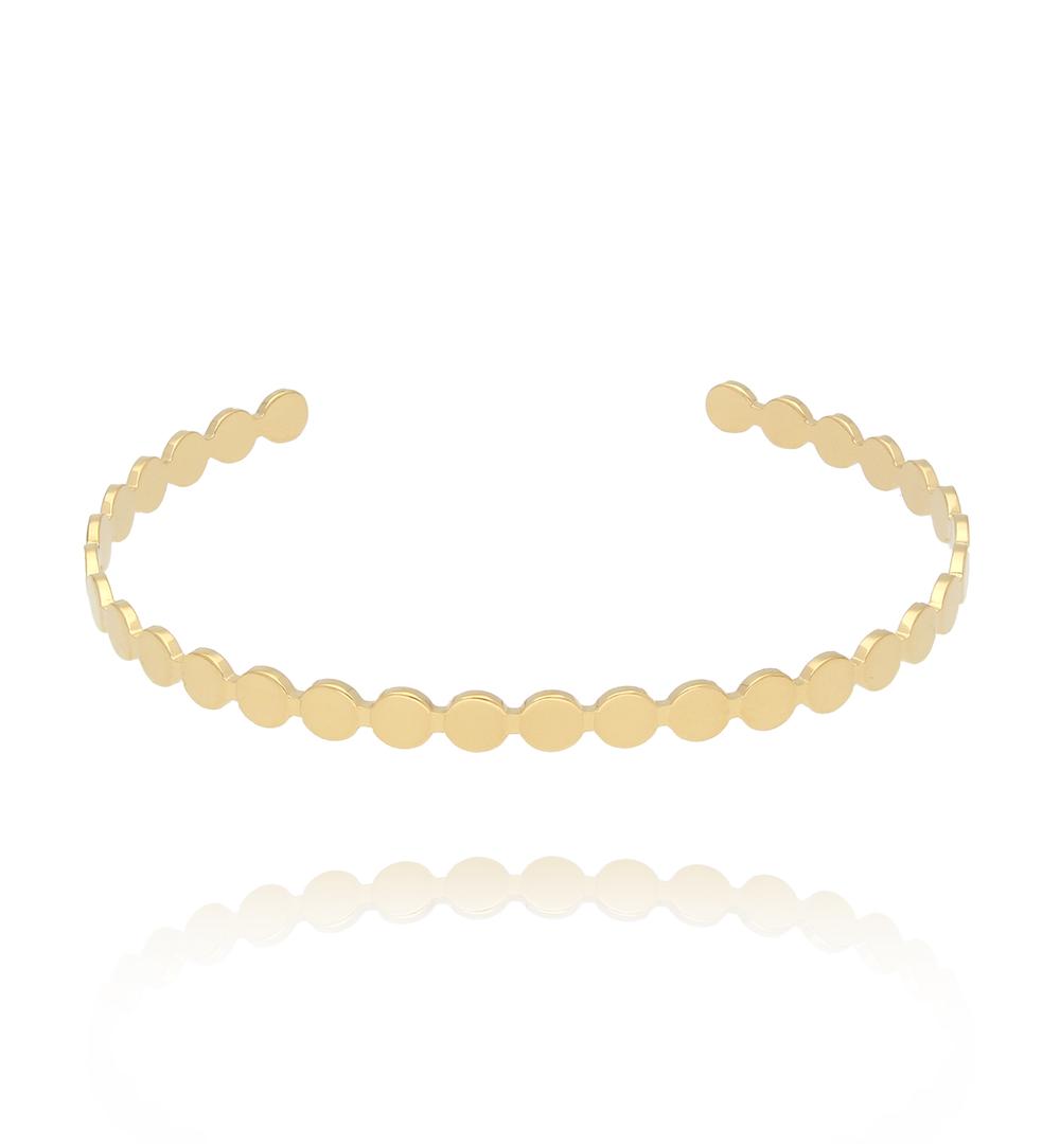 Bransoletka złota obręcz Luxe Gold BSA0635
