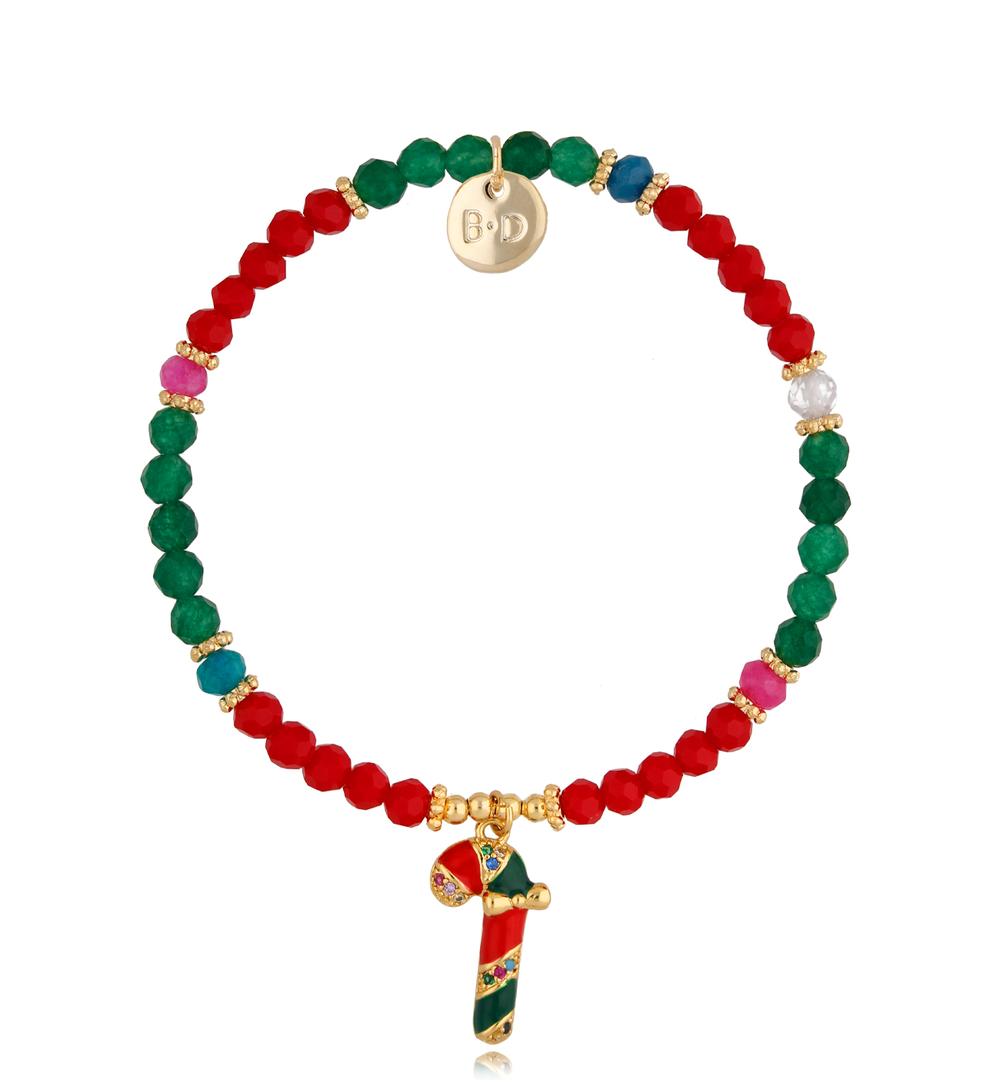 Bransoletka świąteczna z laseczką From Santa BTW1299