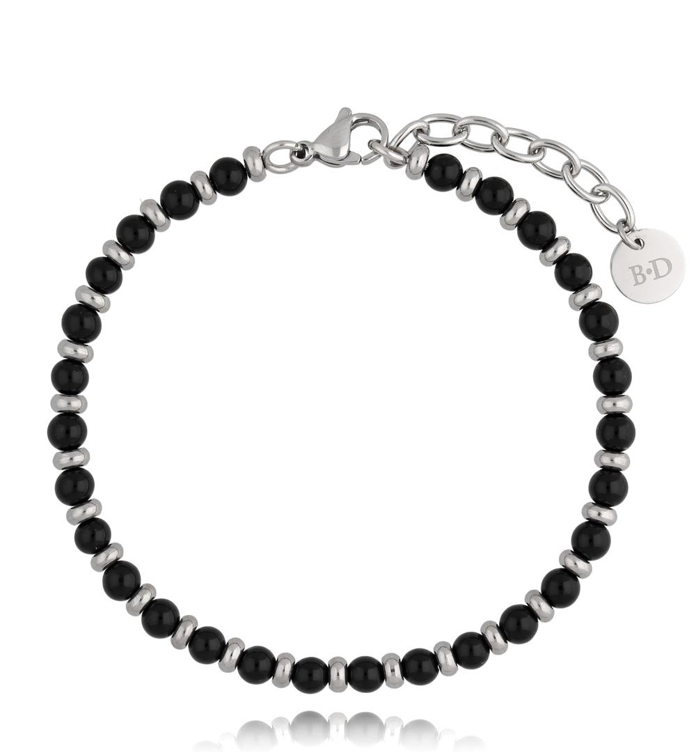 Bransoletka unisex z agatami Callum BMITC0467
